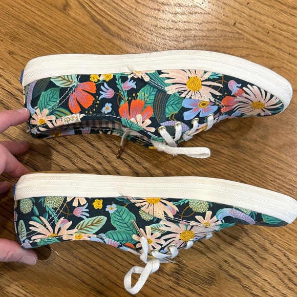 Rifle Paper Co. Keds Floral Canvas Sneakers women’s size 6 - Picture 8 of 8